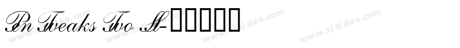 Pen Tweaks Two SSi字体转换